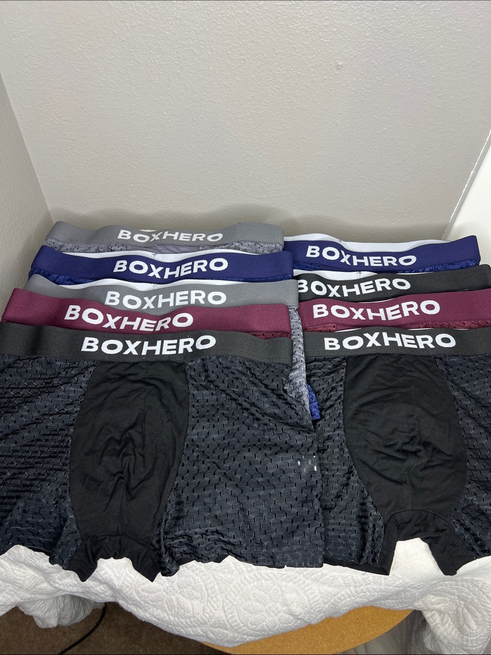BoxHero Men’s Performance Boxer Briefs - Set of 9 Medium